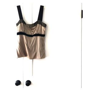 Silk, velvet, adorned, formal tank top